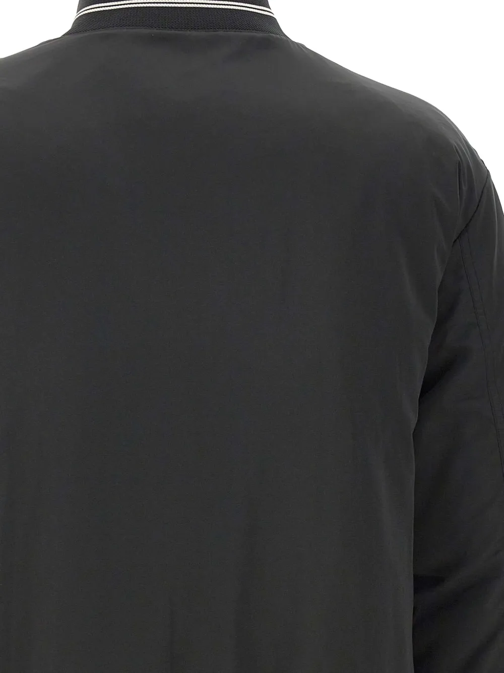 Iceberg embroidered-logo bomber jacket Zwart