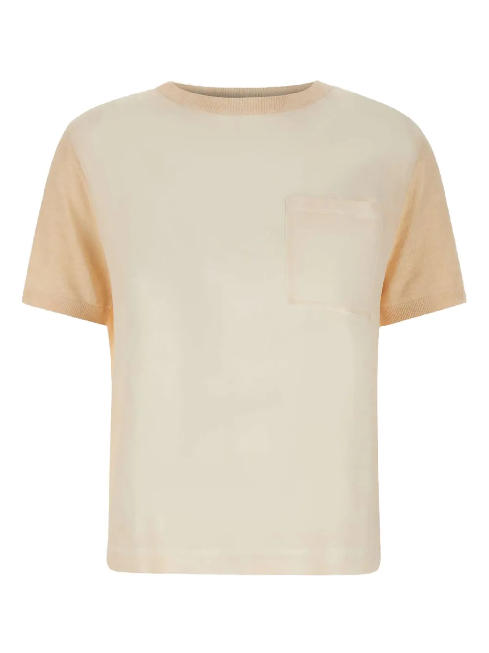 pocket ribbed-edge T-shirt
