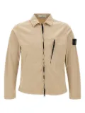 Stone Island zip-front shirt jacket - Neutrals