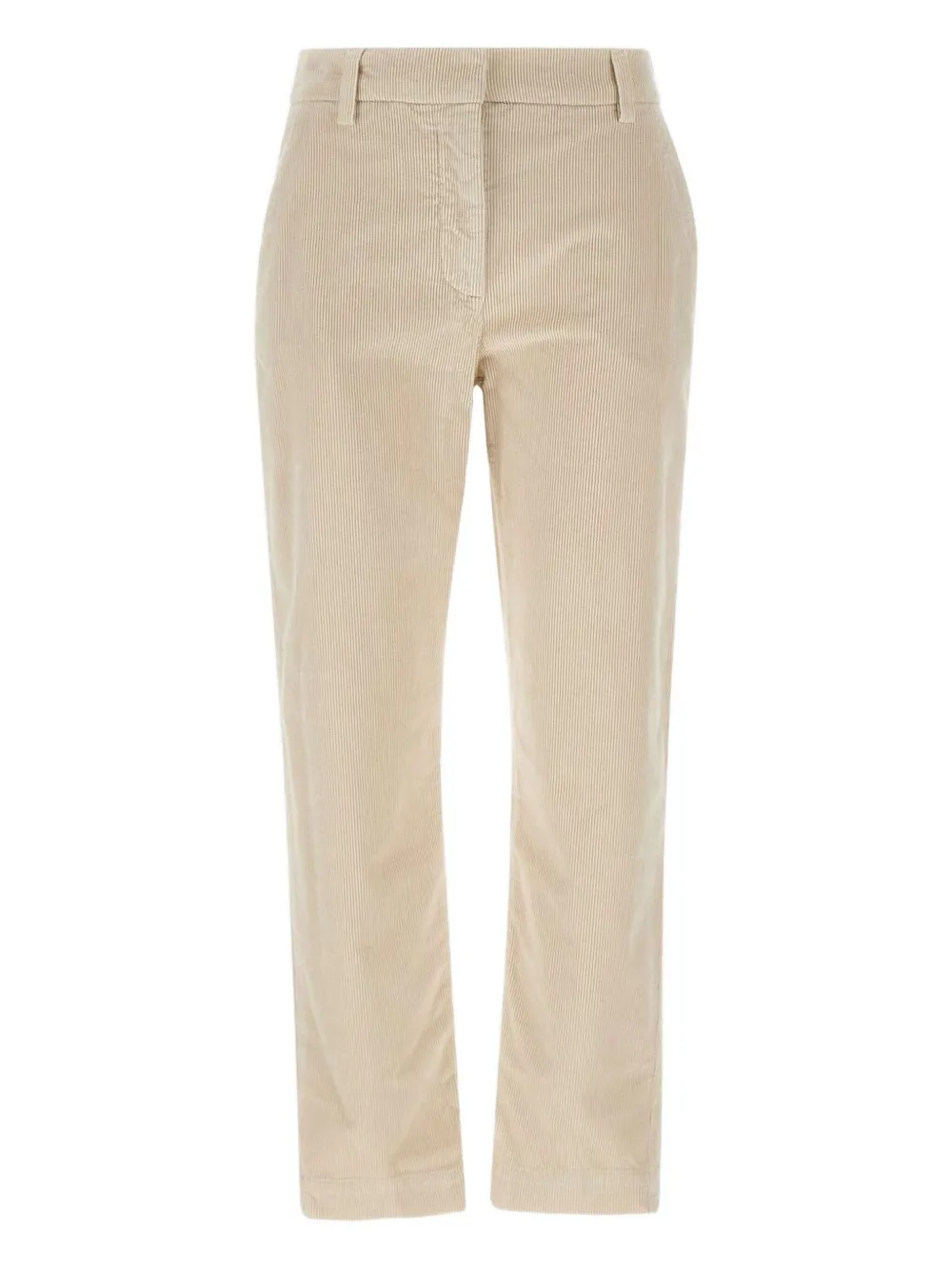 Eleventy corduroy welt-pocket trousers Beige