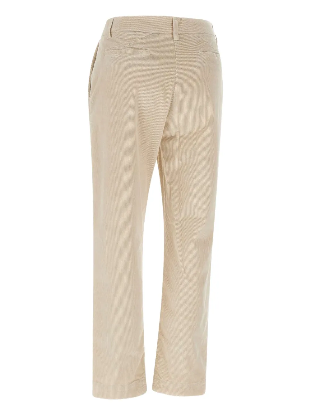 Eleventy corduroy welt-pocket trousers Beige