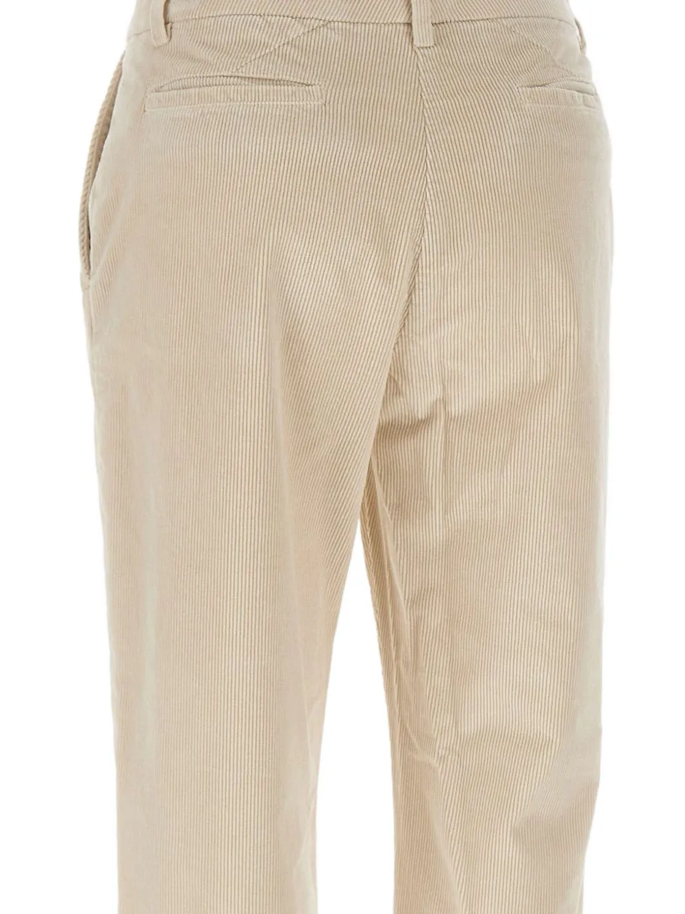 Eleventy corduroy welt-pocket trousers Beige
