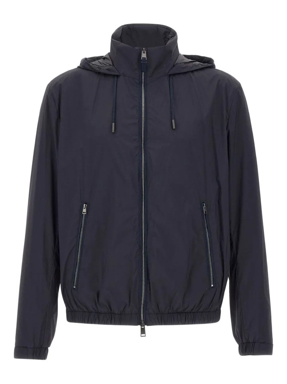 Hugo Boss Hooded Jacket In Blue
