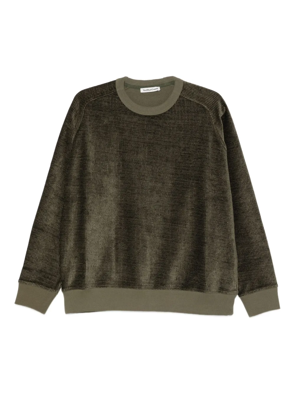 YMC corduroy crew-neck sweater | verde | Image 1