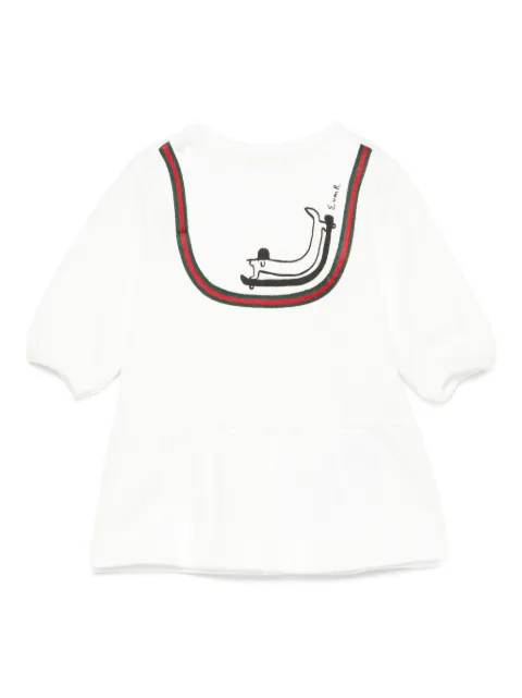 Gucci Kids x Euan Roberts dog-print dress