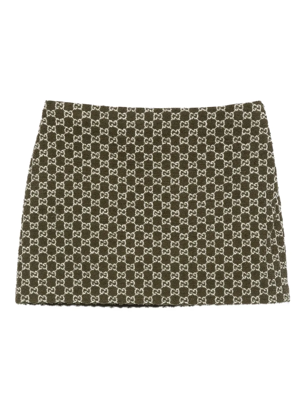 Gucci Mini-rok met monogram Groen