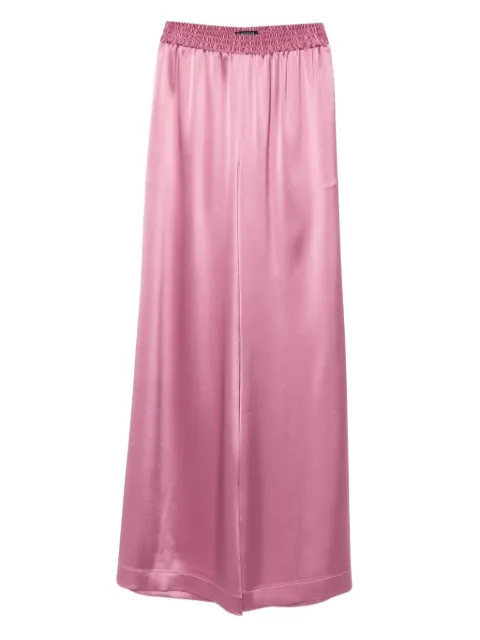 Gianluca Capannolo elastic-waist satin trousers