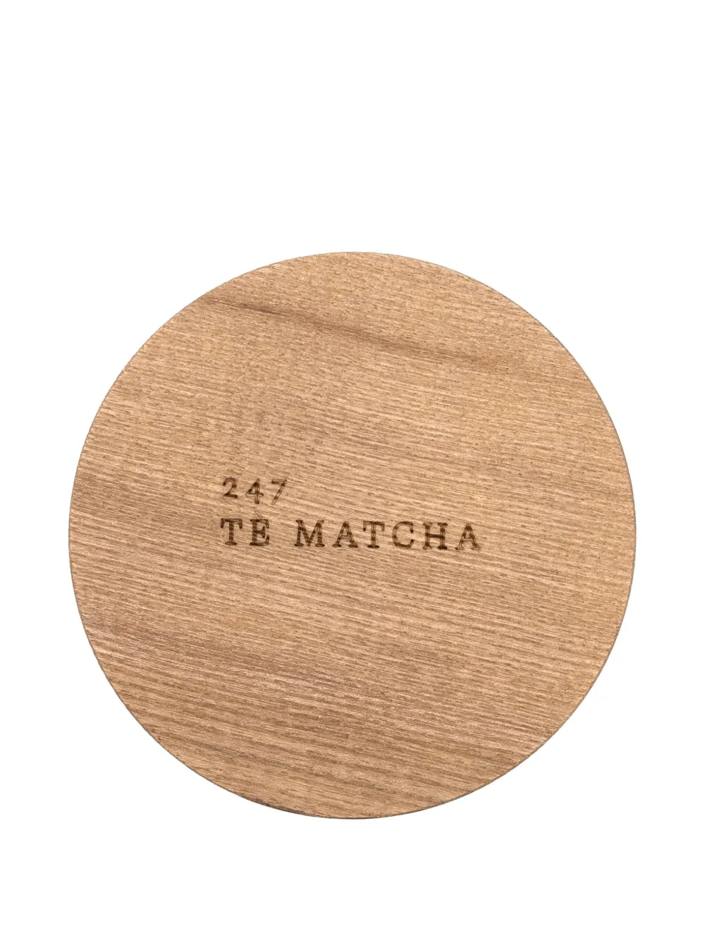 Society Limonta Te' Matcha three-wick wooden-lid candle - Wit