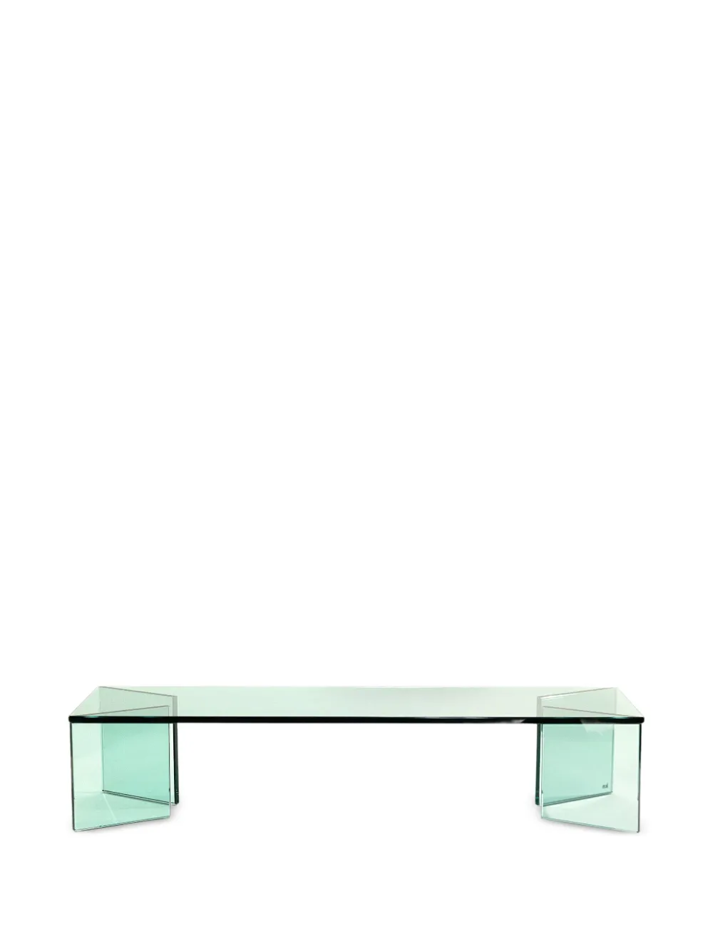 knindustrie glass rectangular coffee table | Grün | Image 1
