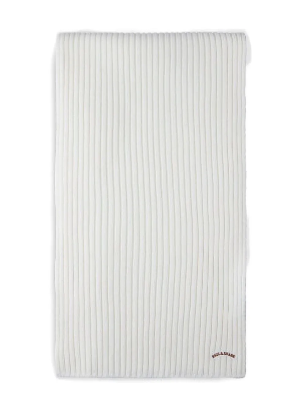 Paul & Shark ribbed scarf | White | Image 1