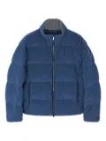 Paul & Shark corduroy quilted down jacket - Blue