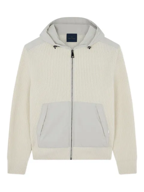 Paul & Shark rib-knit hoodie