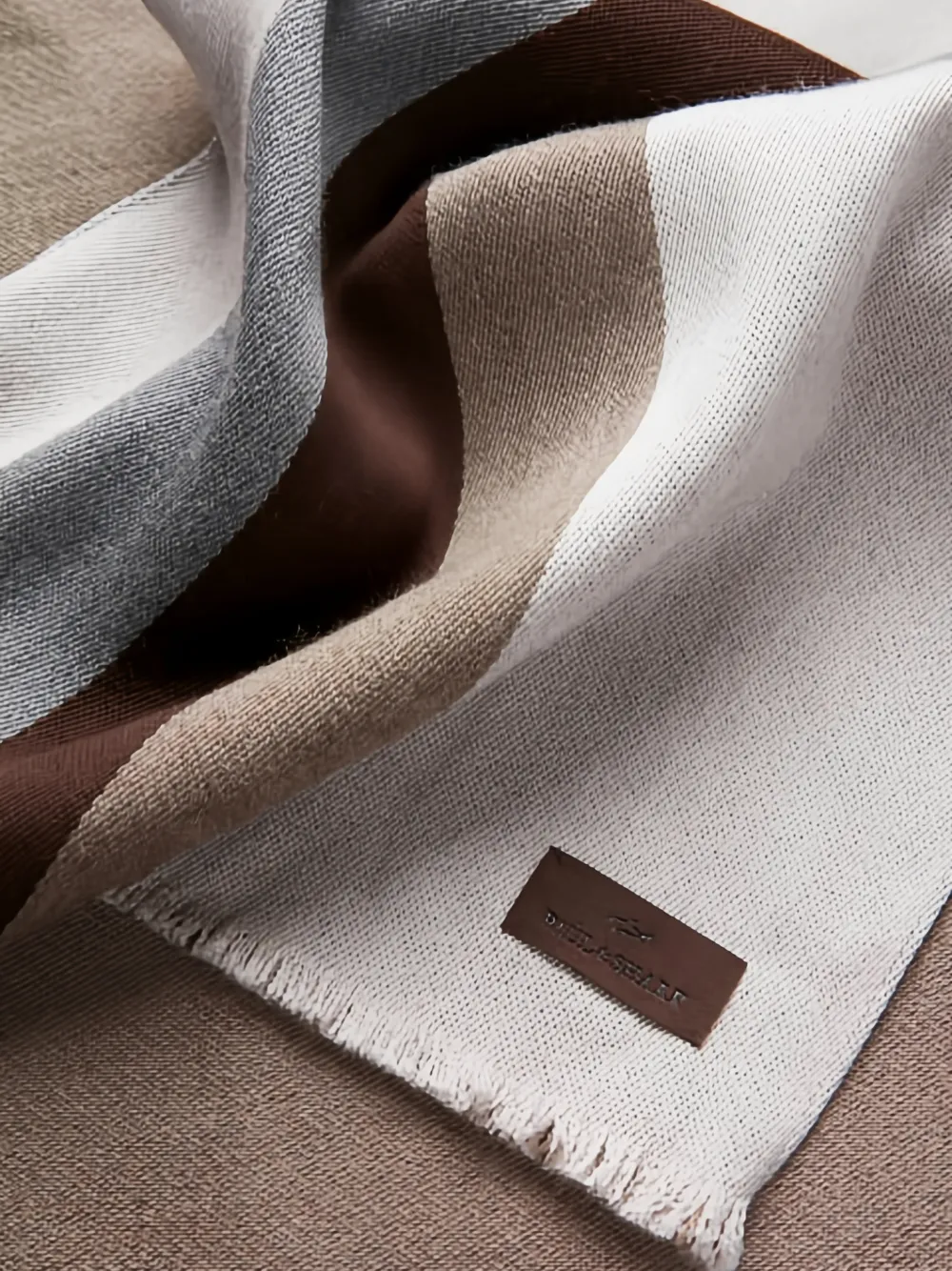 Paul & Shark striped scarf - Beige