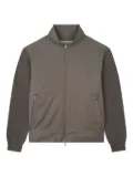Paul & Shark panelled zip-up cardigan - Brown
