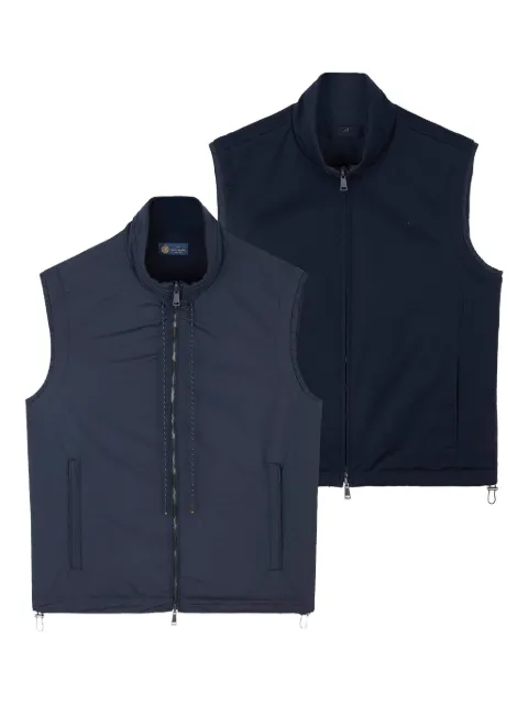 Paul & Shark reversible zip-fastening gilet