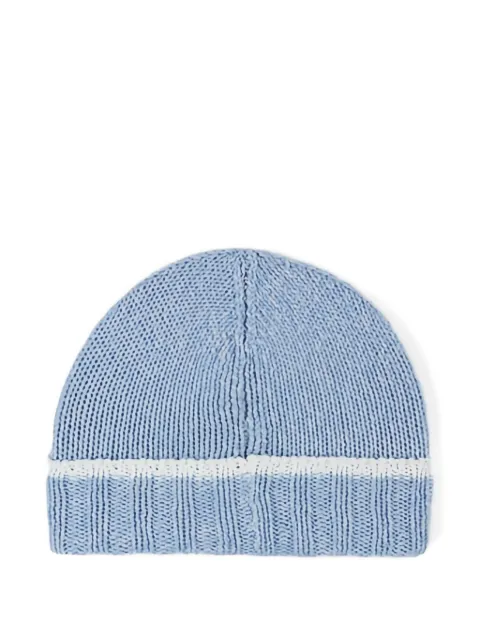 Paul & Shark contrast-stripe beanie hat