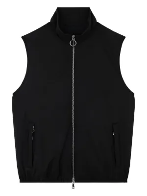 Rick Owens DRKSHDW Jumbo Flight Zipped Gilet | Black | FARFETCH