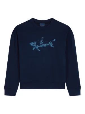 Sweat Paul & Shark Noir Logo Brodé - Italie - Taille M - Homme - Occasion Parfaite