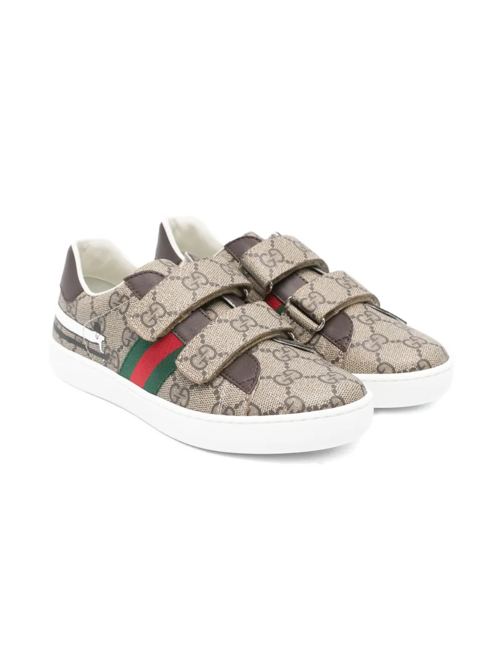 Gucci Kids Ace GG-pattern sneakers Neutrals