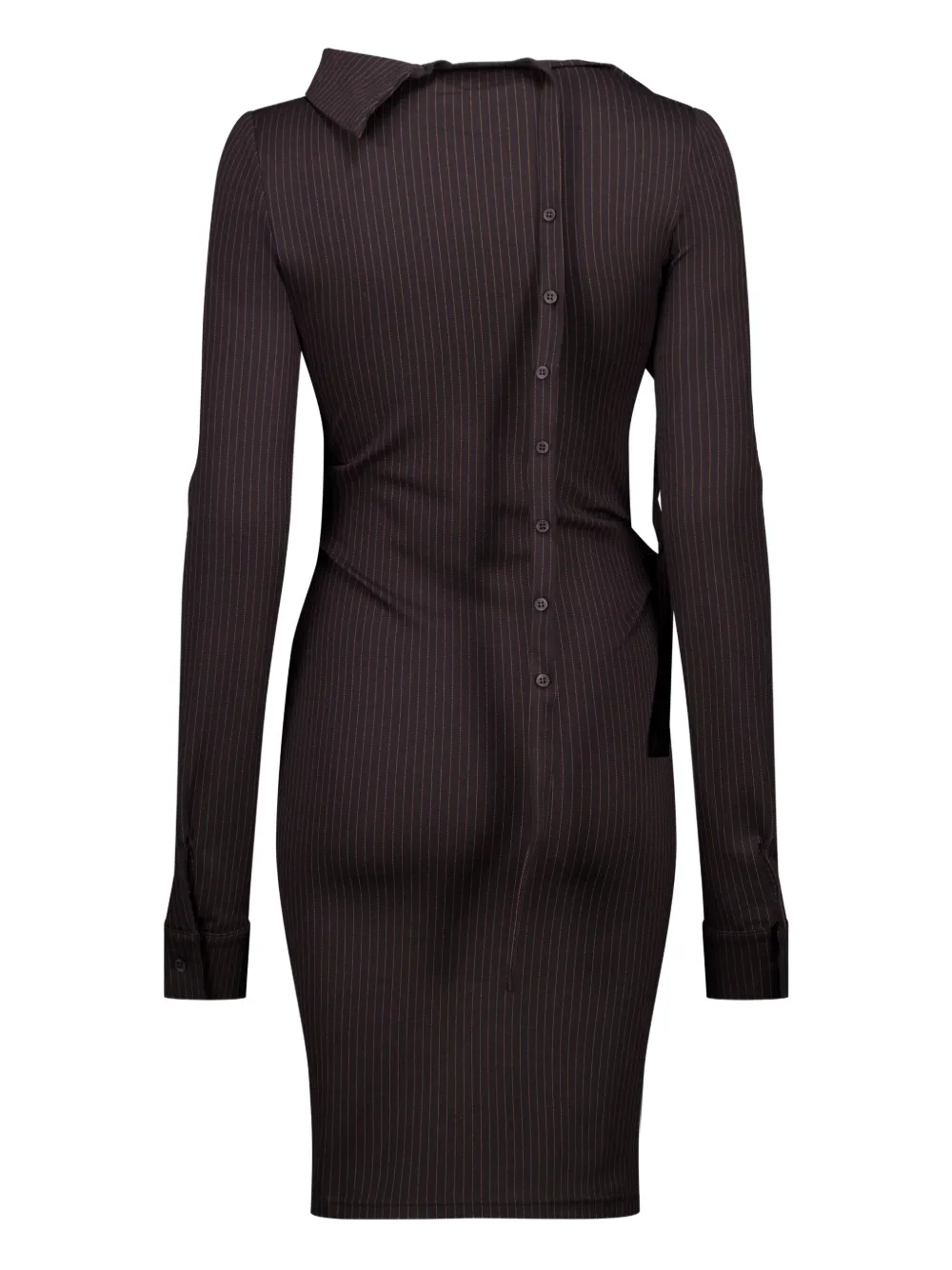 Ottolinger Ada mini-jurk met krijtstreep - Zwart