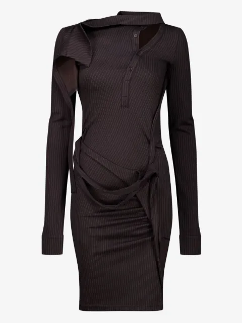 Ottolinger Ada pinstriped mini dress