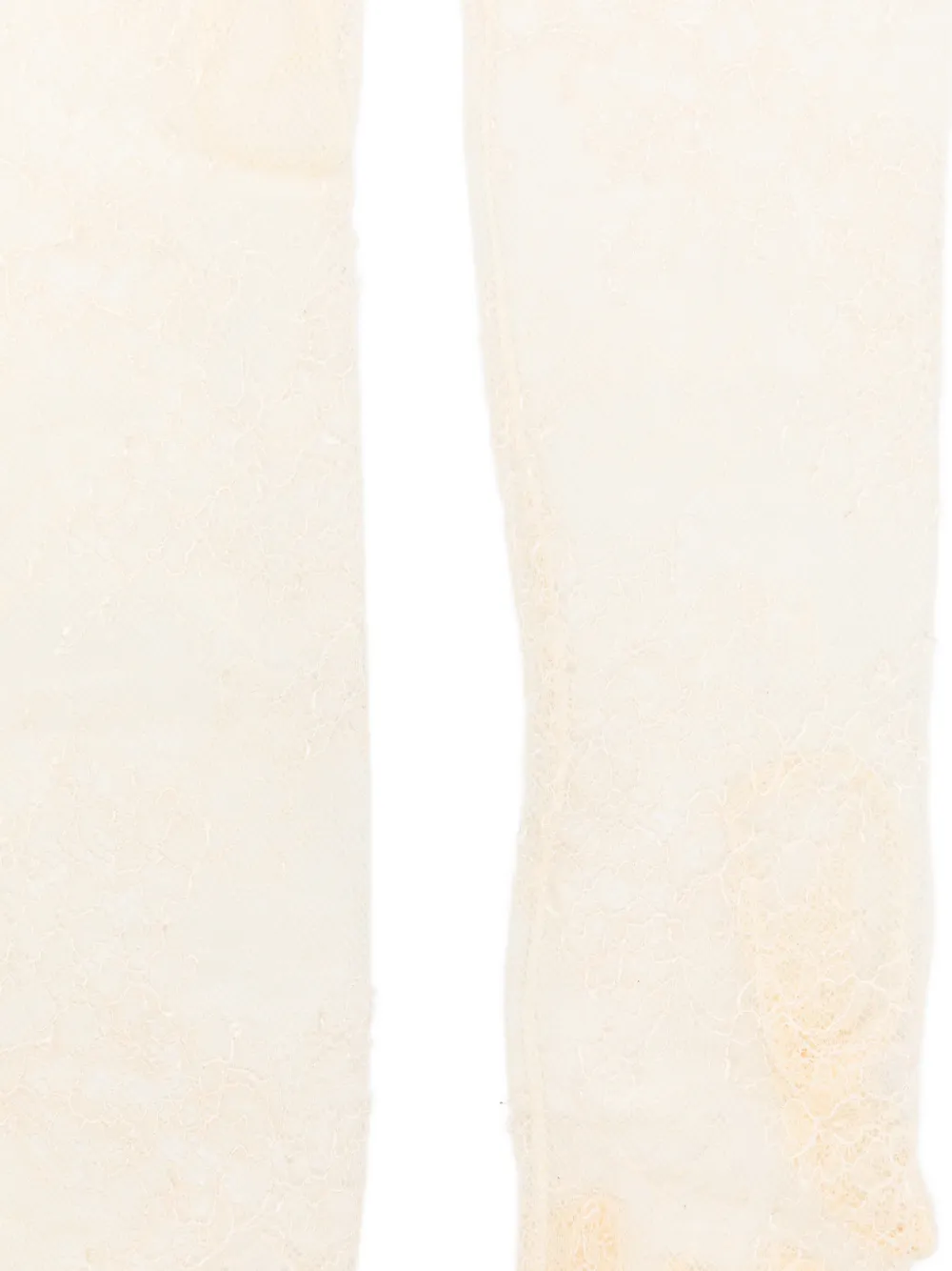 Valentino Lace Gloves In Neutral