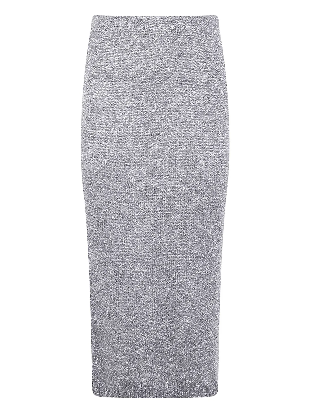 D.Exterior sequin-embellished midi skirt | Grey | Image 1