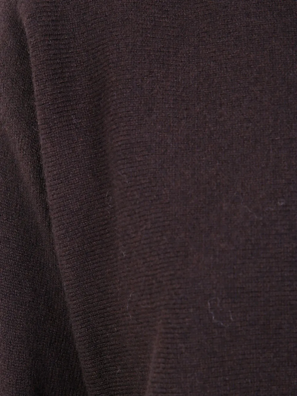 D Exterior Boat-neck Wool Jumper In Brown