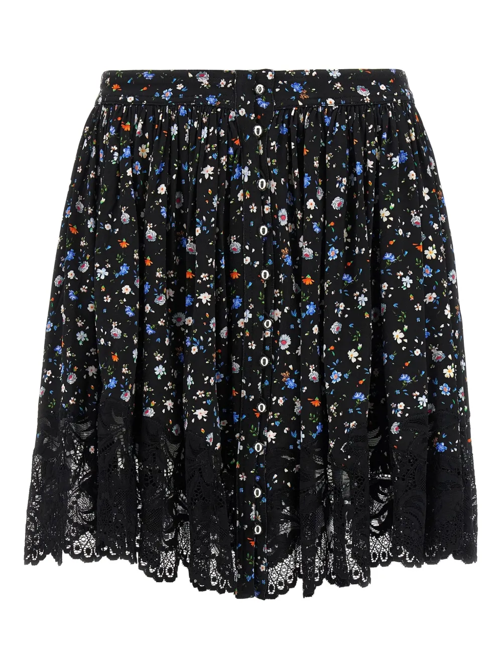 lace-embellished skirt