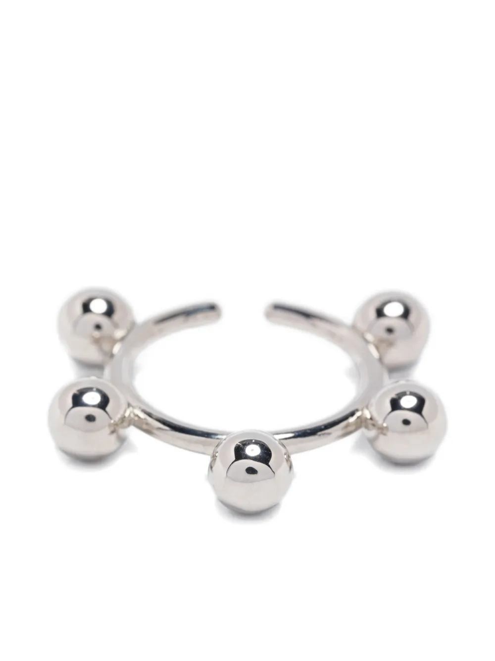 Jil Sander Sphere-embellished Ear Cuff In Metallic