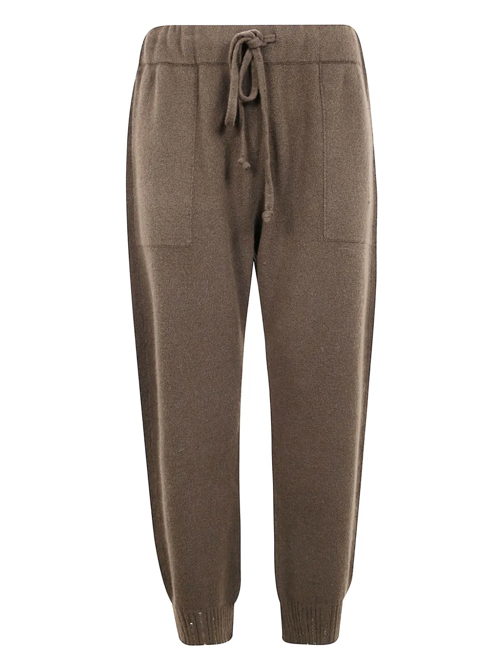 Uma Wang Drawstring Knitted Trousers In Brown