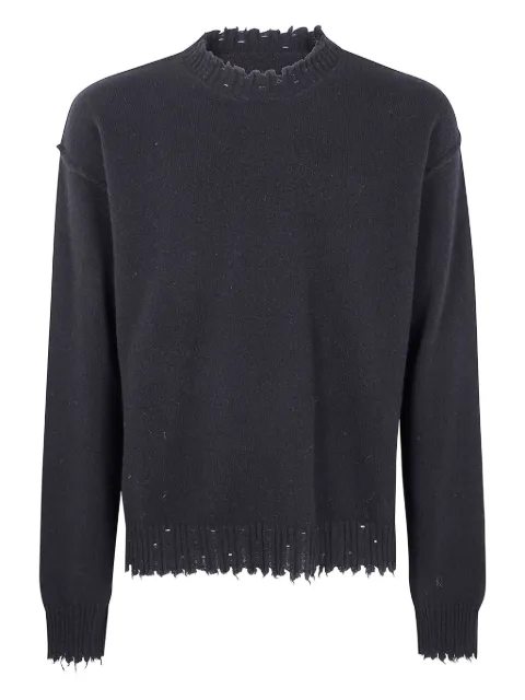 Uma Wang frayed-hem cashmere sweater