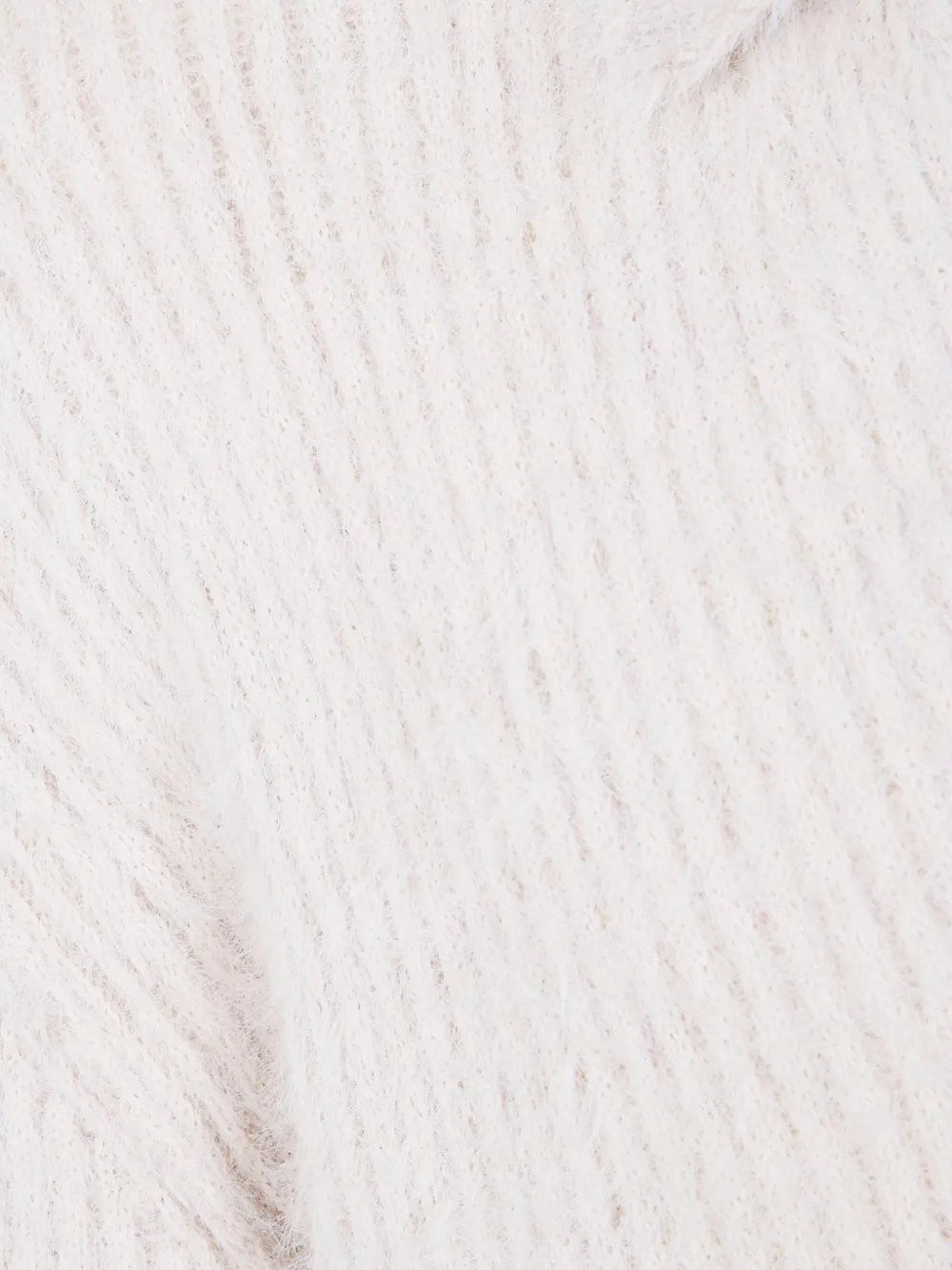 Uma Wang Polo-neck ribbed sweater Beige