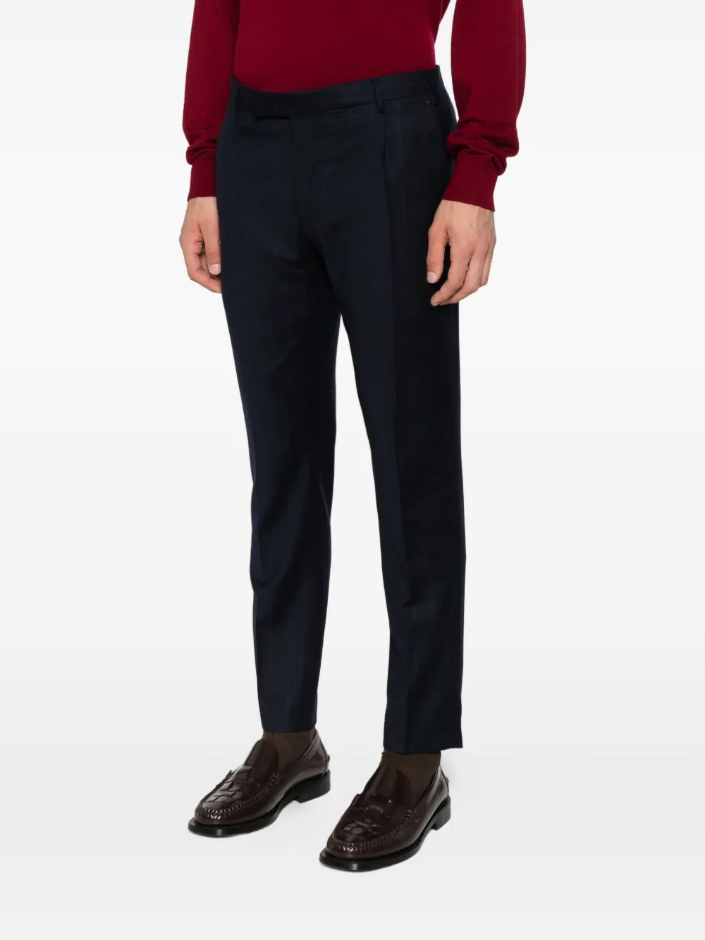 PT Torino Gestreepte pantalon Blauw