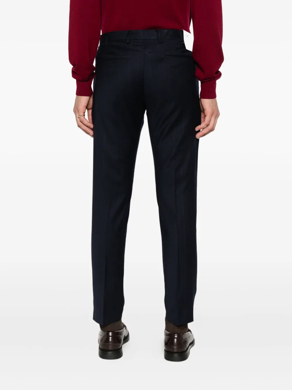 PT Torino Gestreepte pantalon Blauw