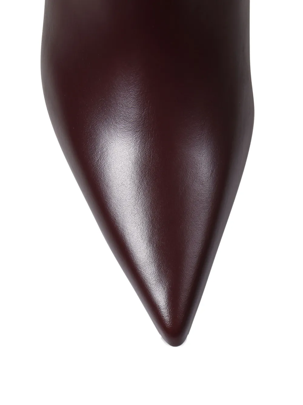 Max Mara 65mm Pointed-toe Side-zip Boots In Red