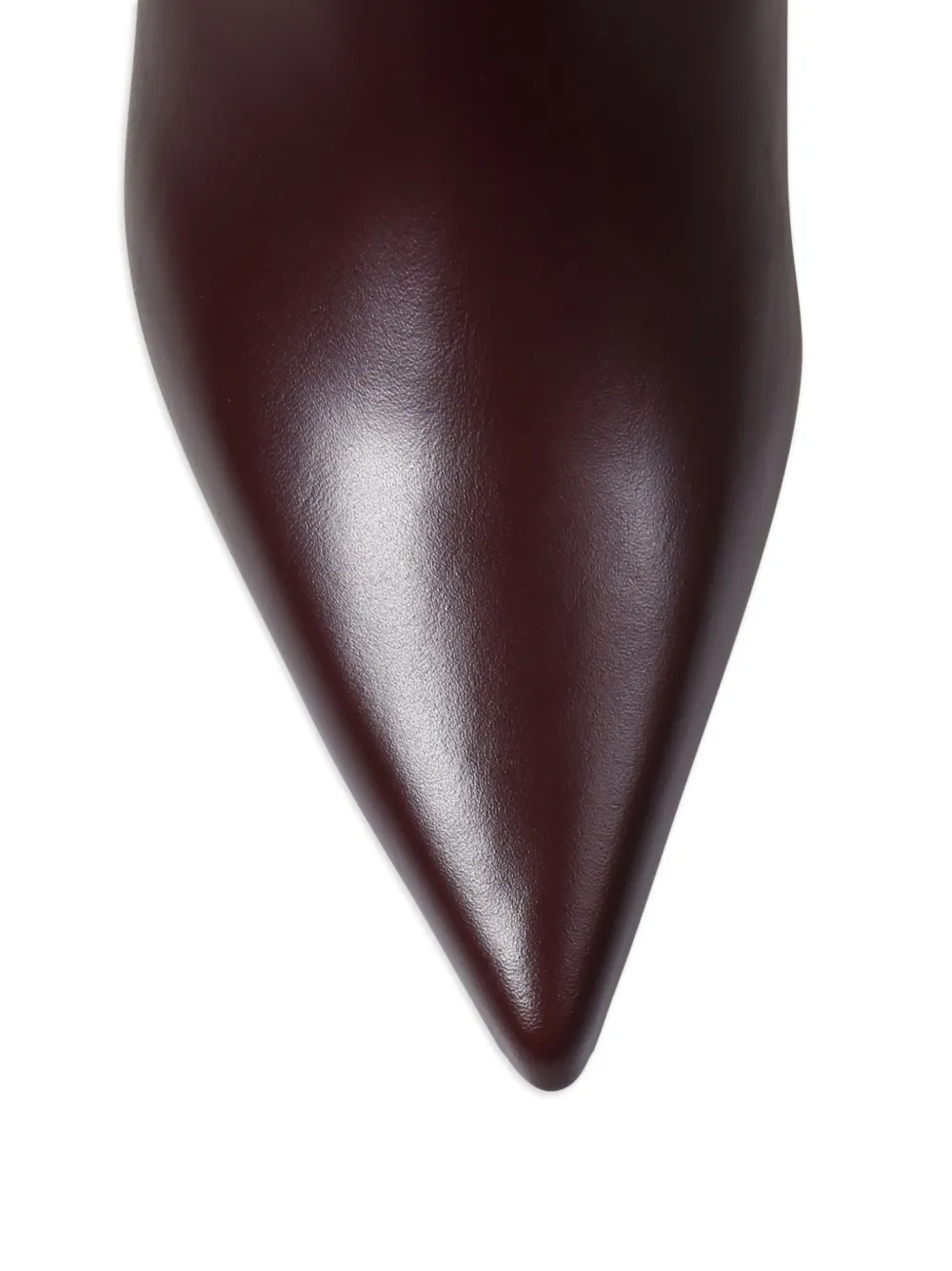 Max Mara 65mm pointed-toe side-zip boots Red
