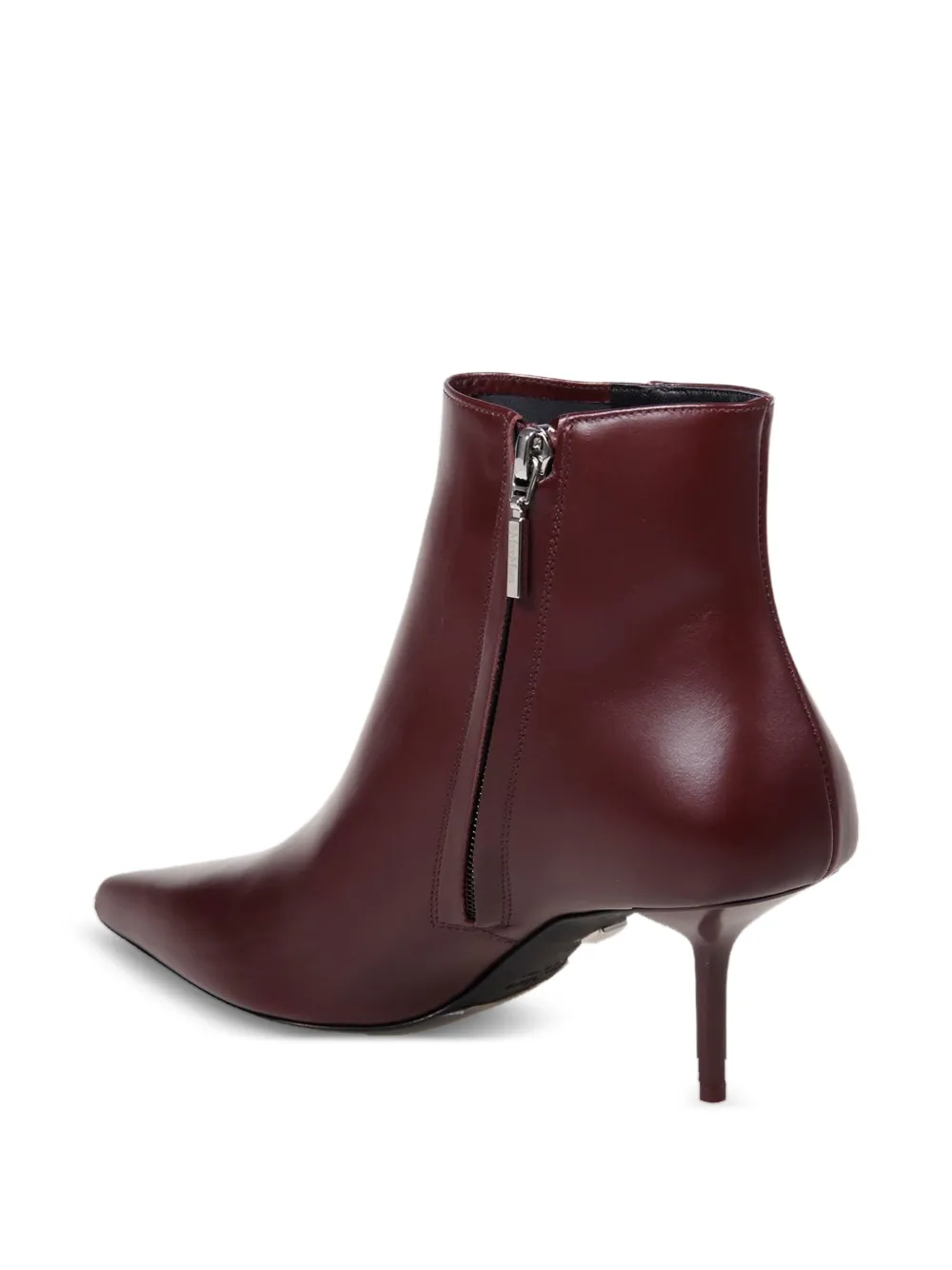 Max Mara 65mm pointed-toe side-zip boots Red