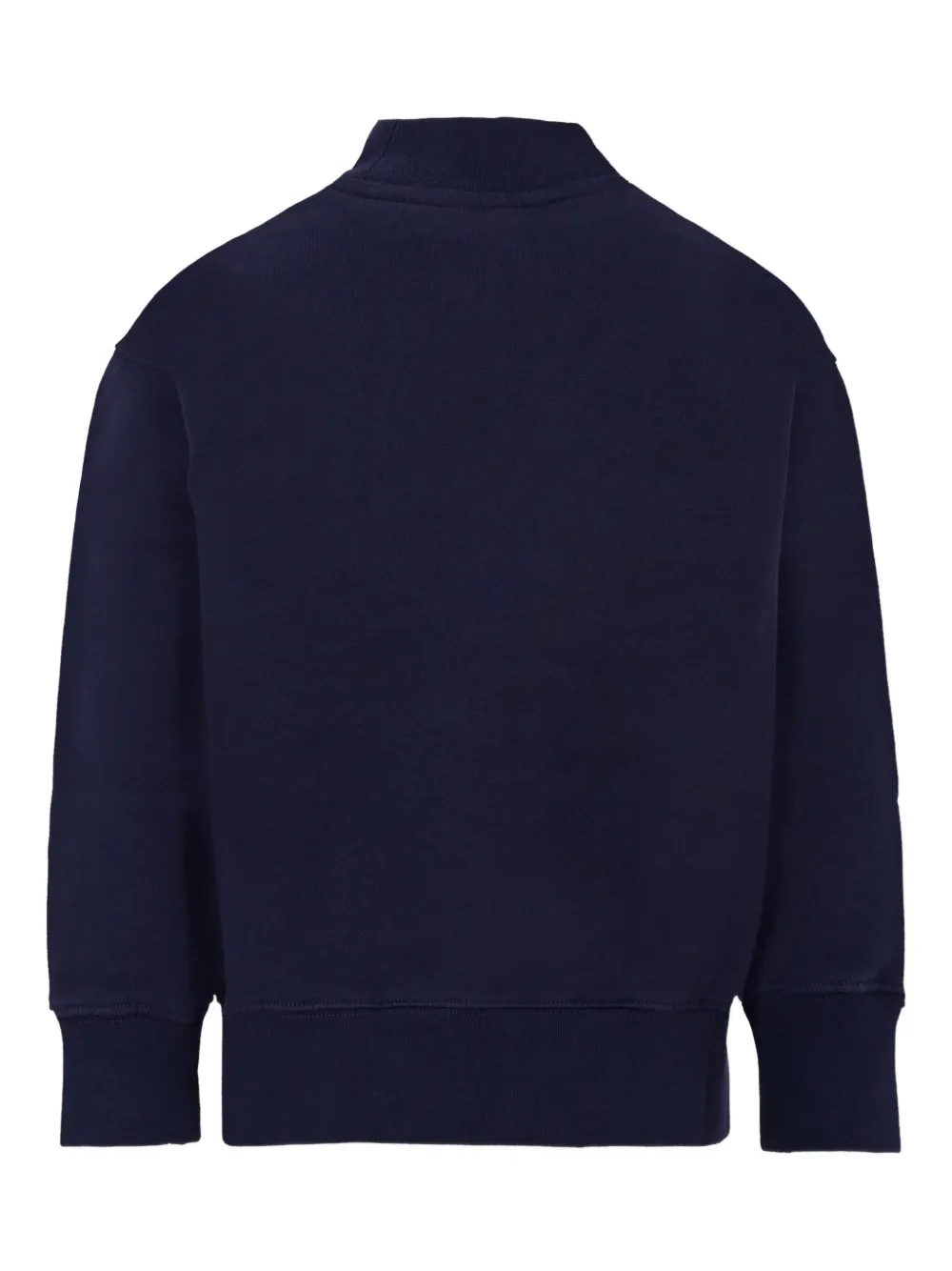 Palm Angels Kids Sweater met logo Blauw