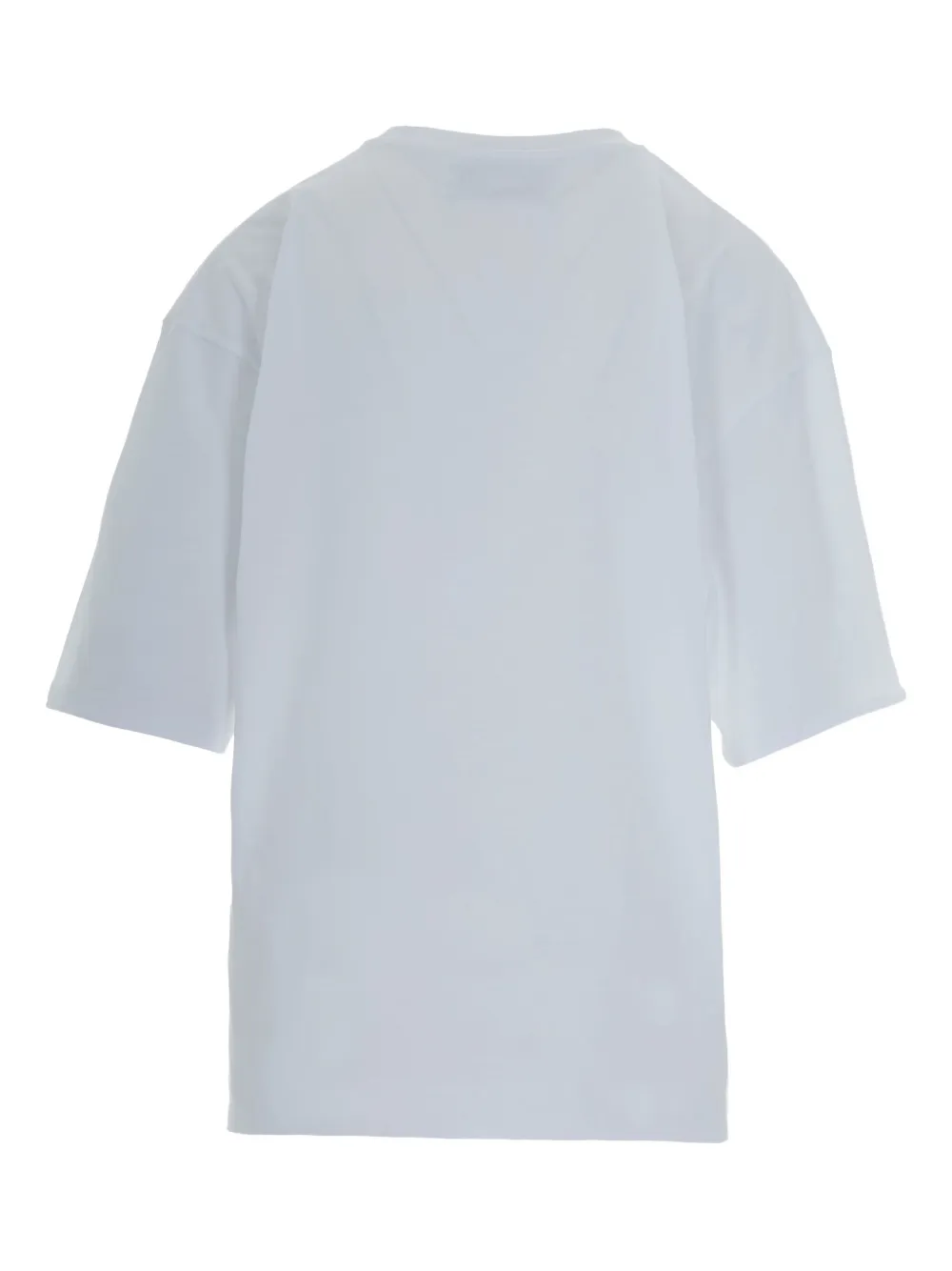 Fiorucci embroidered-detail cotton T-shirt Wit