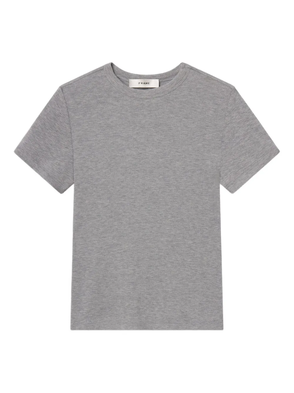 FRAME ribbed short-sleeve T-shirt | Grey | Image 1