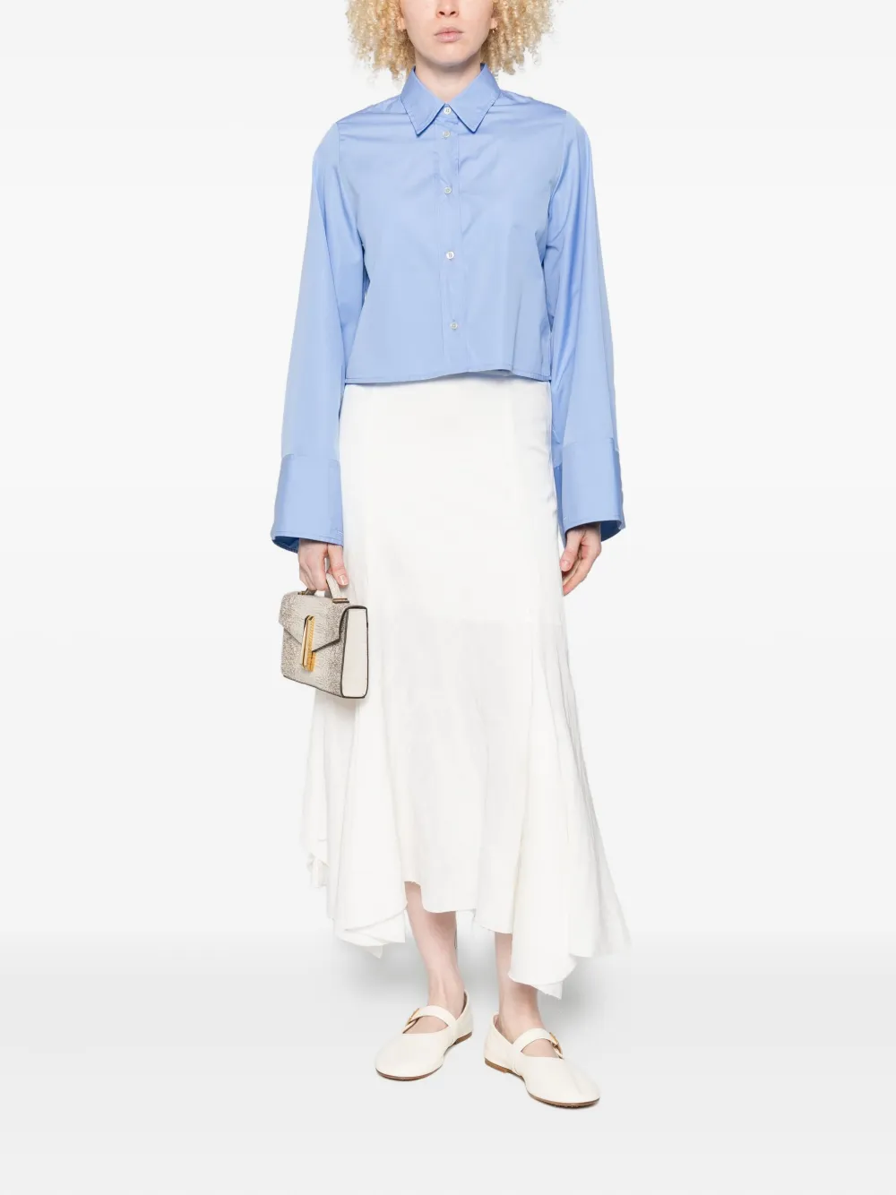Erika Cavallini Katoenen shirt Blauw