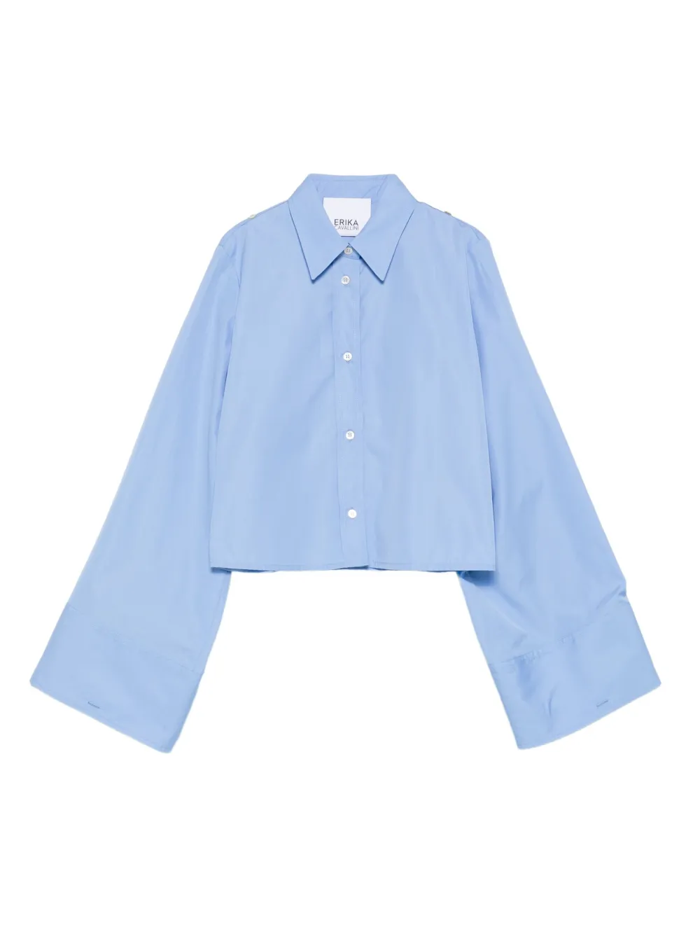 cropped cotton shirt