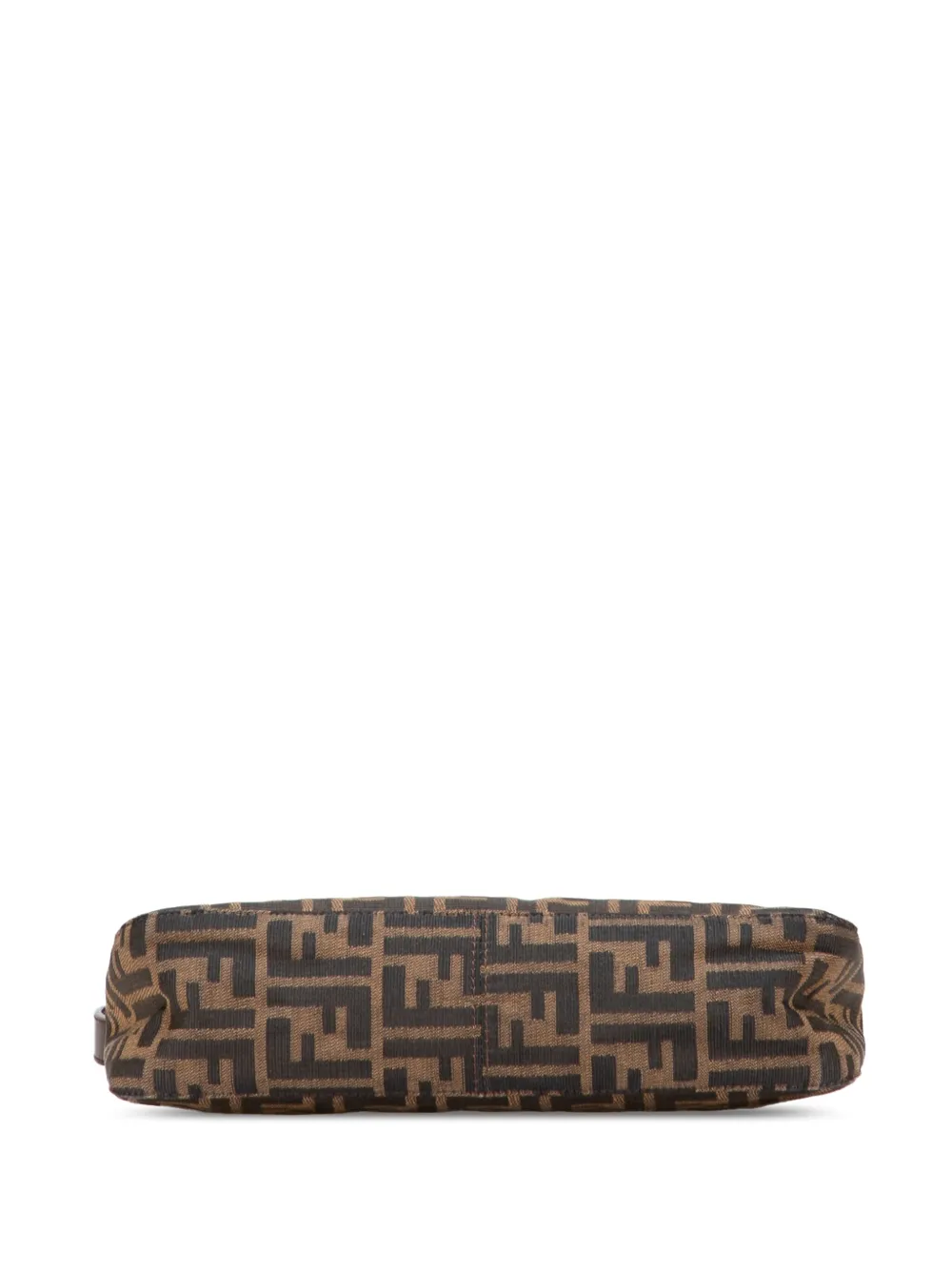 Pre-owned Fendi 20th Century Zucca Canvas Shoulder Bag In Brown