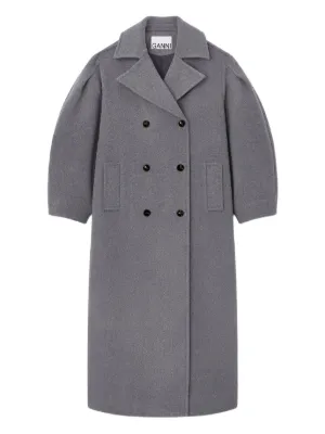GANNI シアサッカーコート | グリーン | FARFETCH JP