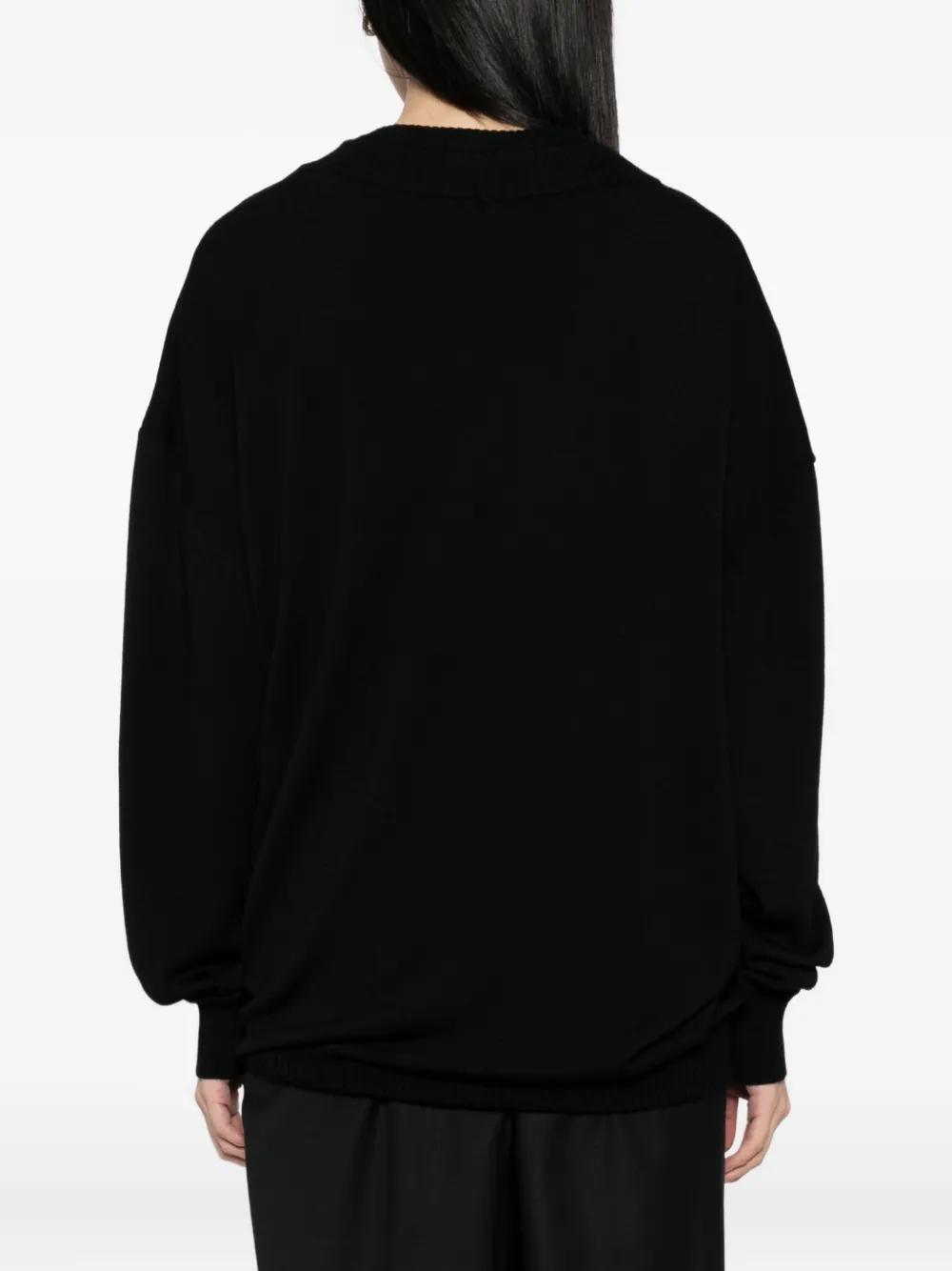 Litkovska Klassischer Cardigan In Black