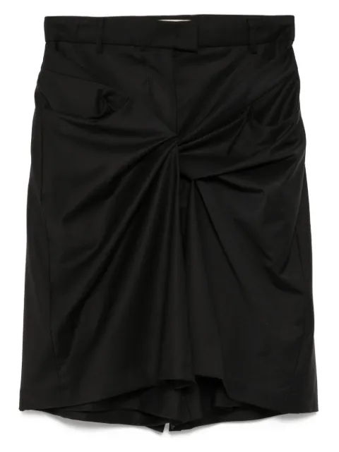 LITKOVSKA front-twist skorts