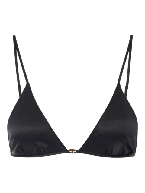 Elisabetta Franchi satin triangle bra