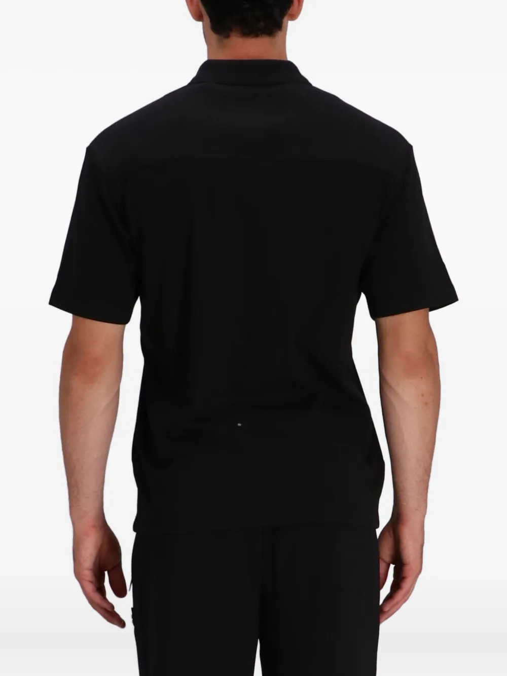 HUGO Poloshirt met geborduurd logo Zwart