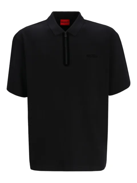 HUGO embroidered-logo polo shirt